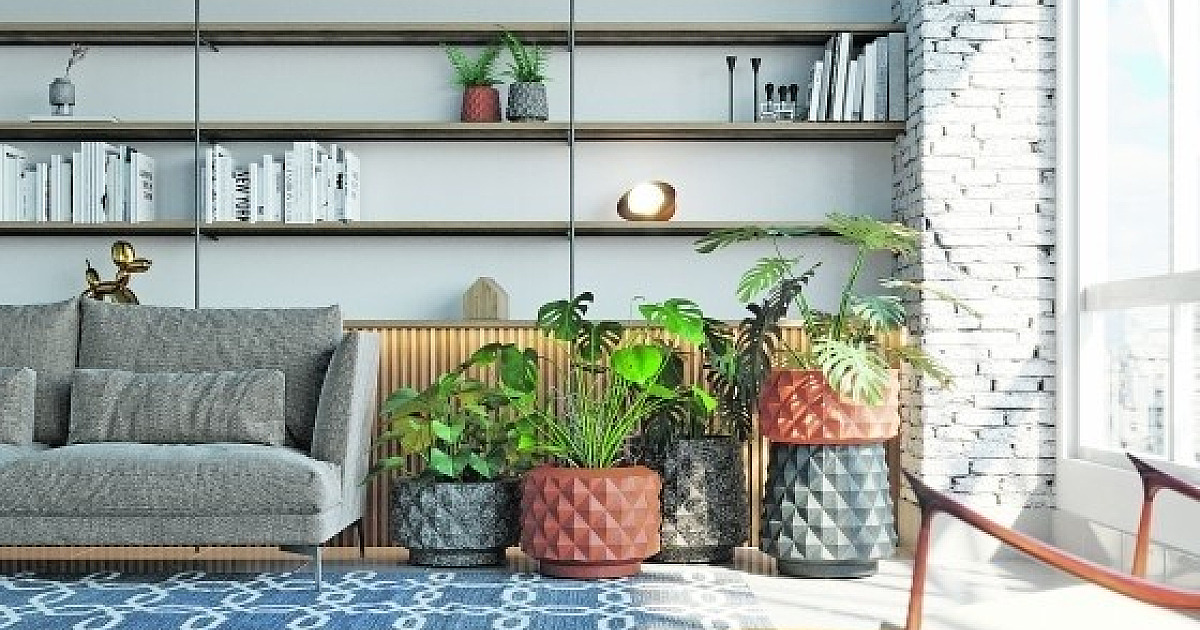 Pensar fora da caixa é uma das dicas para usar vasos na decoração