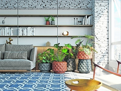 Pensar fora da caixa é uma das dicas para usar vasos na decoração