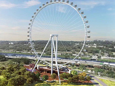 Maior roda-gigante da América Latina será inaugurada em São Paulo