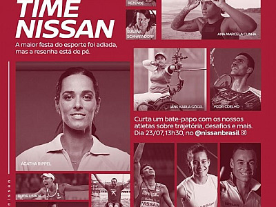 Time Nissan convida para um bate-papo ao vivo sobre os preparativos e desafios para Tóquio 2021