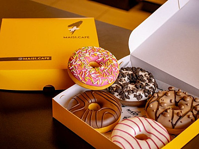 Mais1.Café anuncia nova linha de donuts