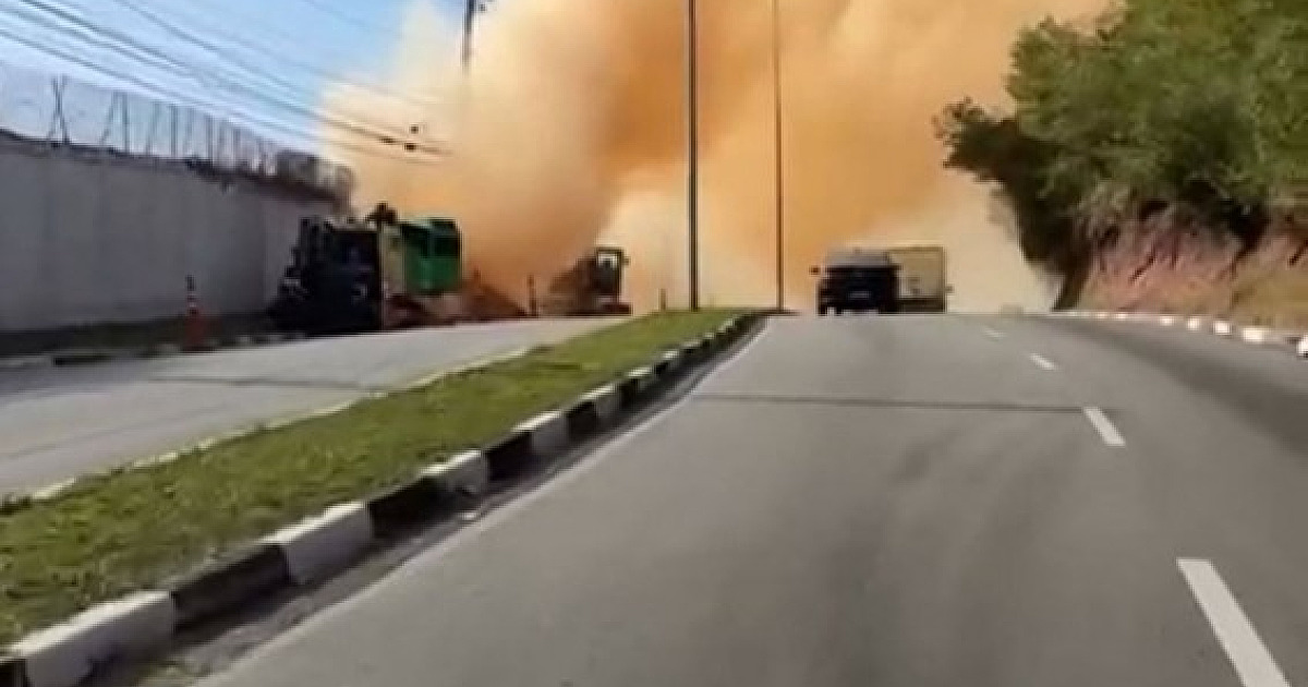 Por conta de vazamento de gás, faixas das Avenidas Yojiro Takaoka e Bom Pastor foram interditadas