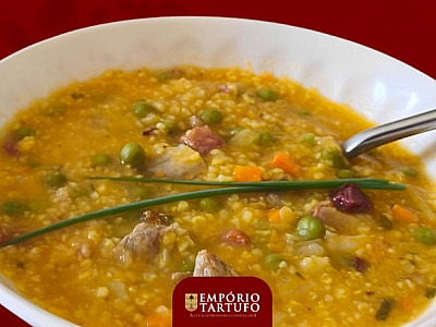 Edição limitada: Empório Tartufo lança Sopa de Canjiquinha com Costelinha Suína e Legumes