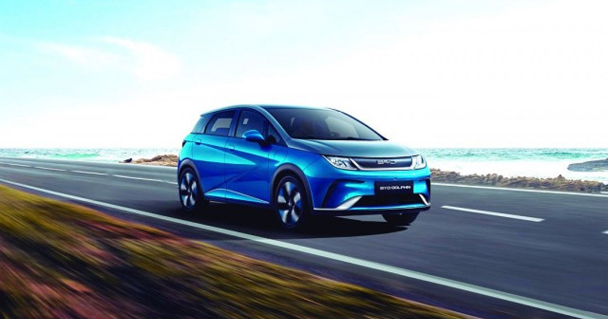 BYD lidera vendas de carros elétricos