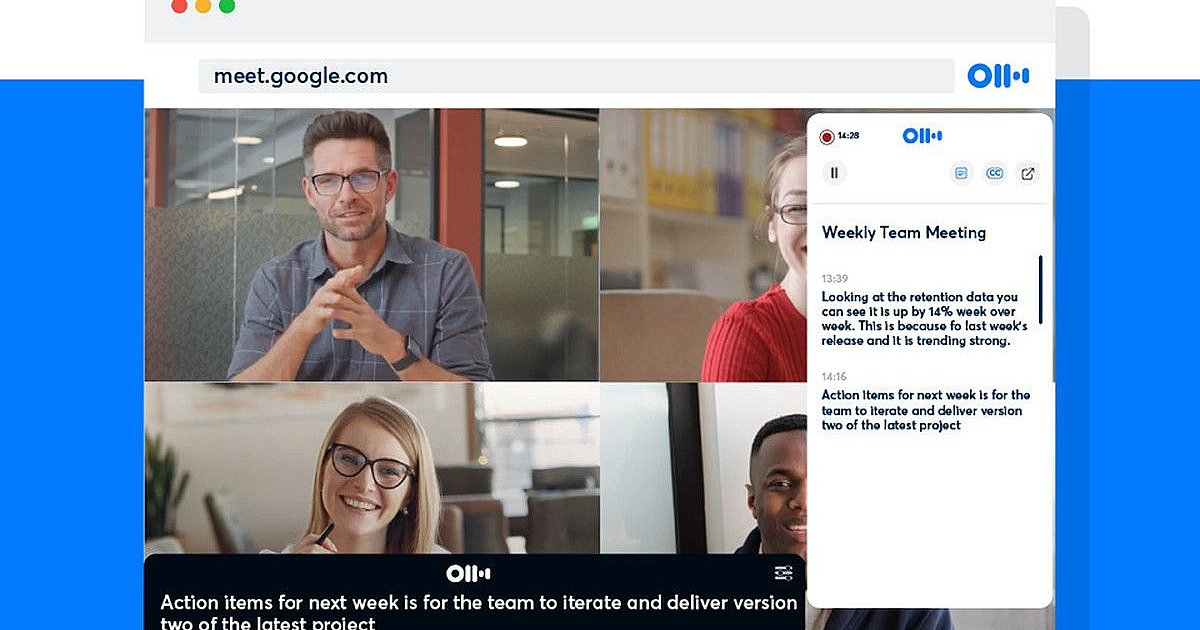 Ferramenta transcreve ao vivo conversas no Google Meet