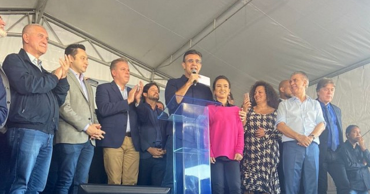 Com a presença do governador de SP, obra de extensão das marginais da Castello Branco é iniciada