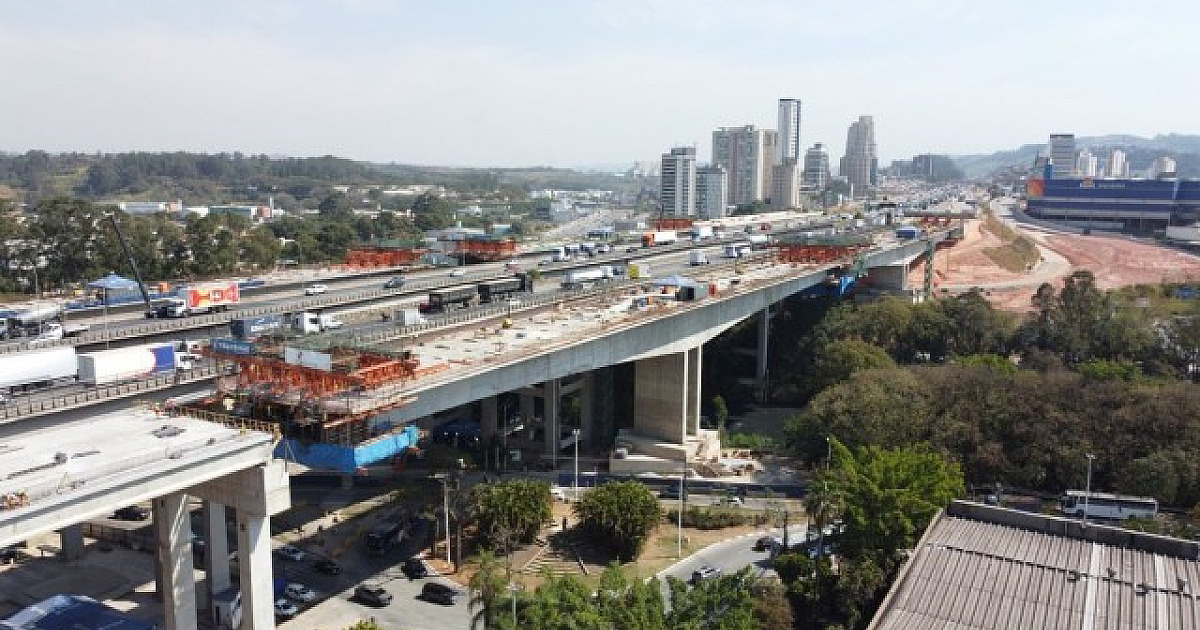 Barueri: ViaOeste realiza concretagem de aduelas na Ponte Guilherme de Almeida