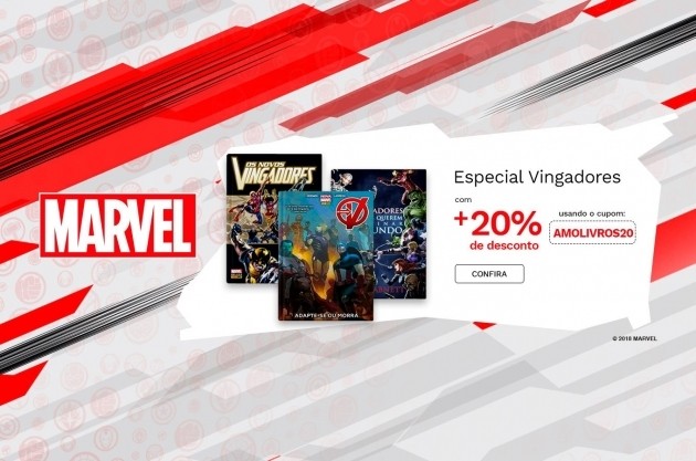 Saraiva e Cinemark promovem ação especial para fãs de Vingadores