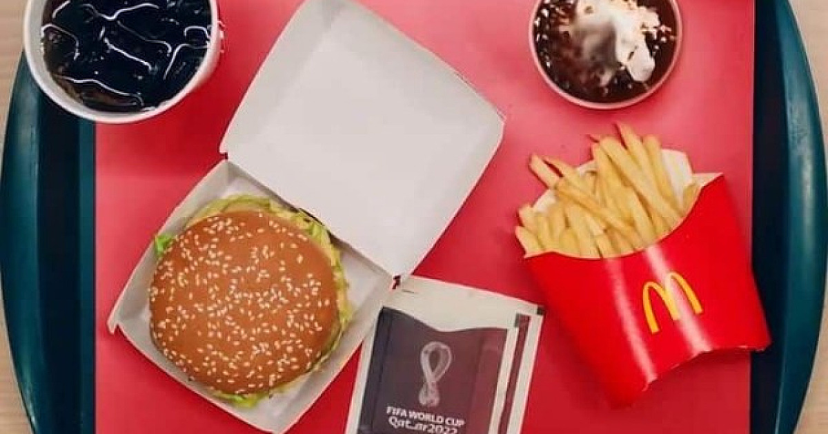 Copa do Mundo: McDonald’s traz pacote de figurinha como brinde