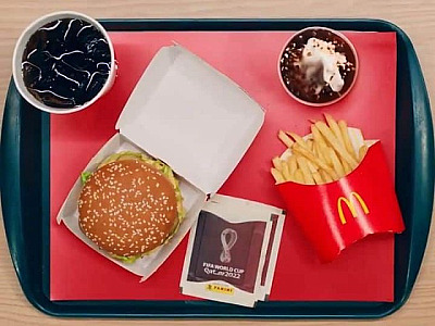 Copa do Mundo: McDonald’s traz pacote de figurinha como brinde
