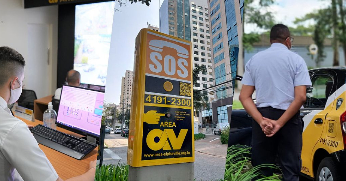 AREA - Possui equipe treinada e sistemas integrados visando mais segurança