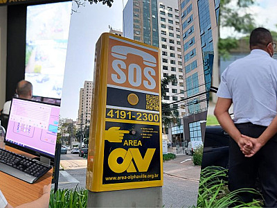 AREA - Possui equipe treinada e sistemas integrados visando mais segurança