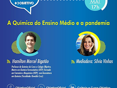 Live do Objetivo explica como a Química é cobrada no vestibular