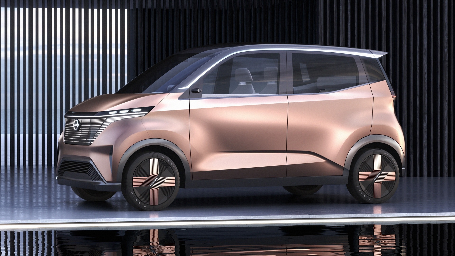 Nissan apresenta IMk, um conceito de veículo elétrico elegante para uso urbano