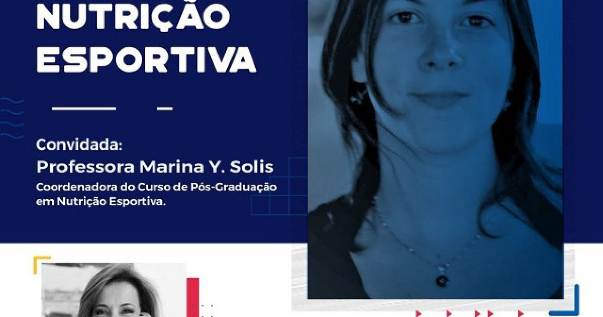 UNIP fala sobre nutrição esportiva em live