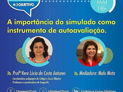 UNIP e Objetivo promovem lives com dicas para o vestibular