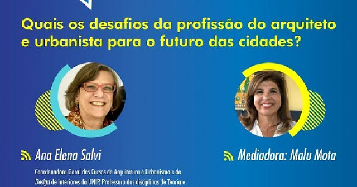 Objetivo promove live sobre o curso de Arquitetura e Urbanismo