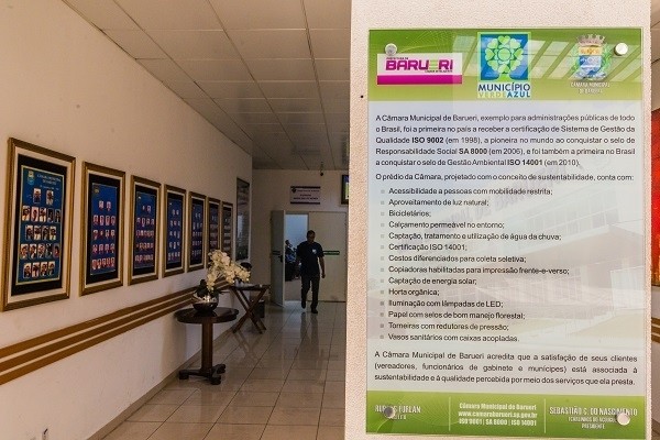 Em Barueri, lei determina que novos prédios públicos devem ser sustentáveis