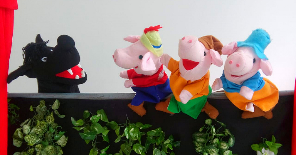 Alpha Square Mall apresenta a peça “Os Três Porquinhos”