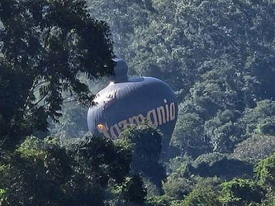 Enel registra uma queda de balão na rede elétrica em Santana de Parnaíba