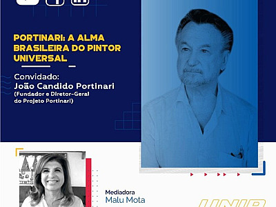 Filho de Candido Portinari é destaque em live da UNIP