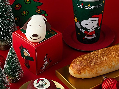 We Coffee celebra festas de fim de ano com cardápio temático de Snoopy