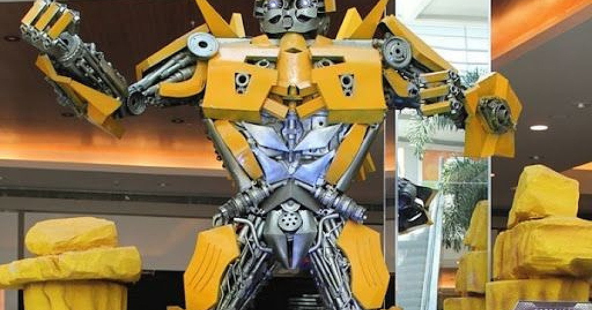 Alpha Square Mall terá a presença do Transformer Bumblebee neste sábado (16)