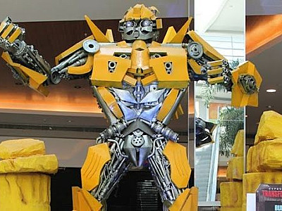 Alpha Square Mall terá a presença do Transformer Bumblebee neste sábado (16)