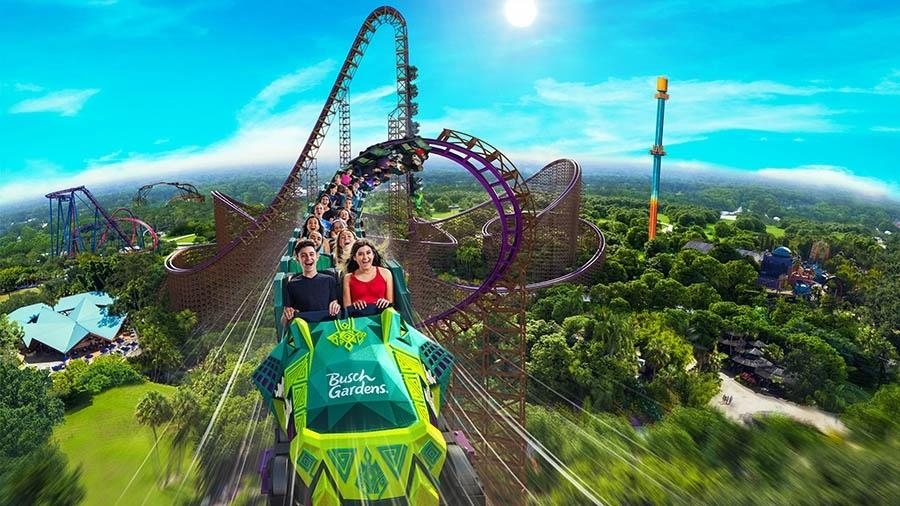 Busch Gardens terá a montanha-russa híbrida mais rápida e íngreme do mundo