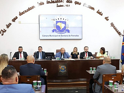 Vereadores de Parnaíba fazem estreia em sessão de 3 minutos