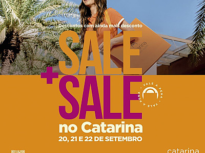 Última Sale mais Sale do ano chega ao Catarina Fashion Outlet