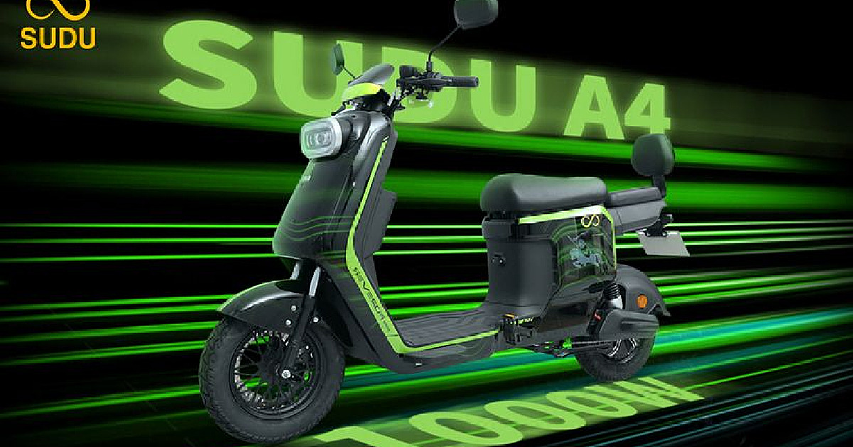 A SUDU A4 bicicleta elétrica - proporciona uma sensação de partida rápida como um raio
