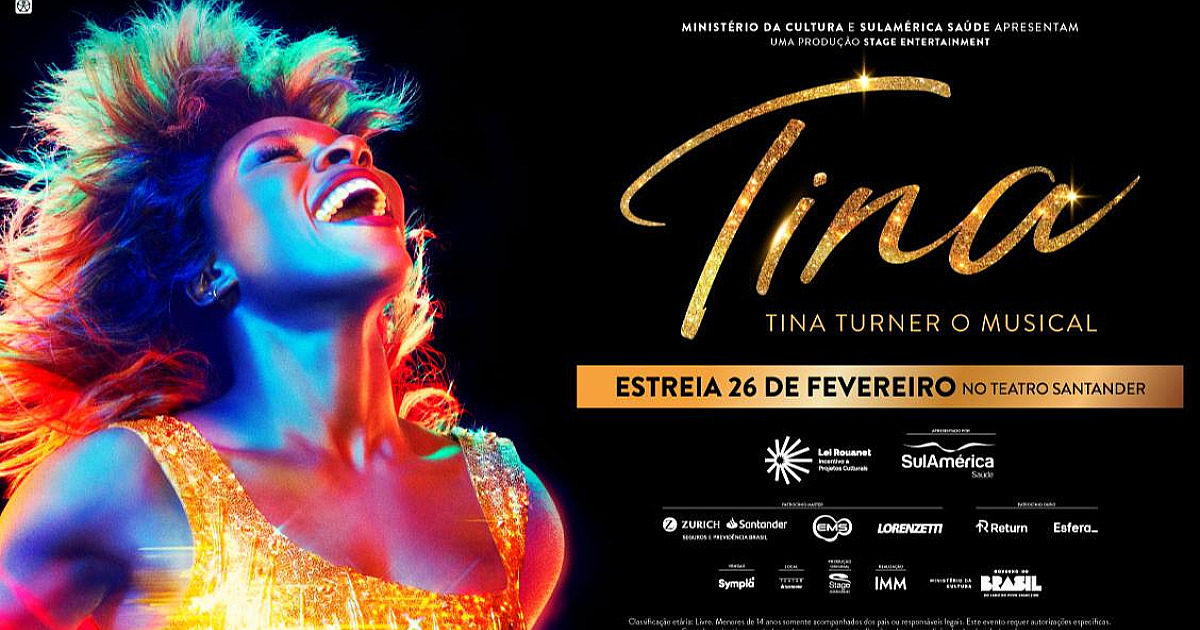 Musical Tina Turner chega ao Brasil em fevereiro