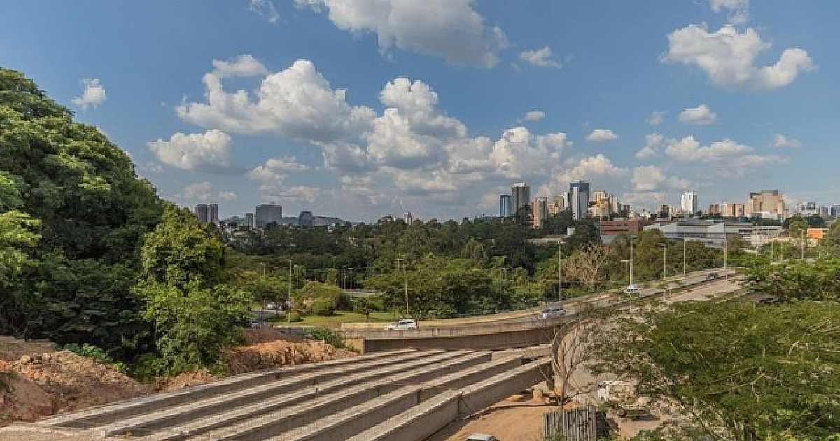 Obra de ligação da Av. Café do Ponto à ponte Antonio Macedo Arantes está em ritmo acelerado, diz a p