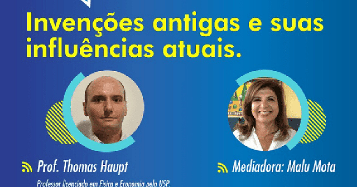 Objetivo promove live com o tema “Invenções antigas e suas influências atuais”