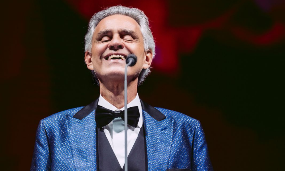 Andrea Bocelli celebra 30 anos de carreira com dois shows no Brasil