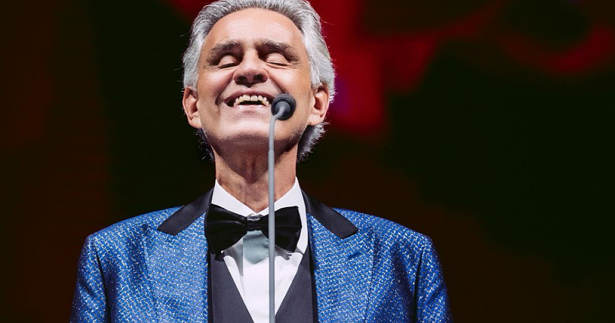 Andrea Bocelli celebra 30 anos de carreira com dois shows no Brasil