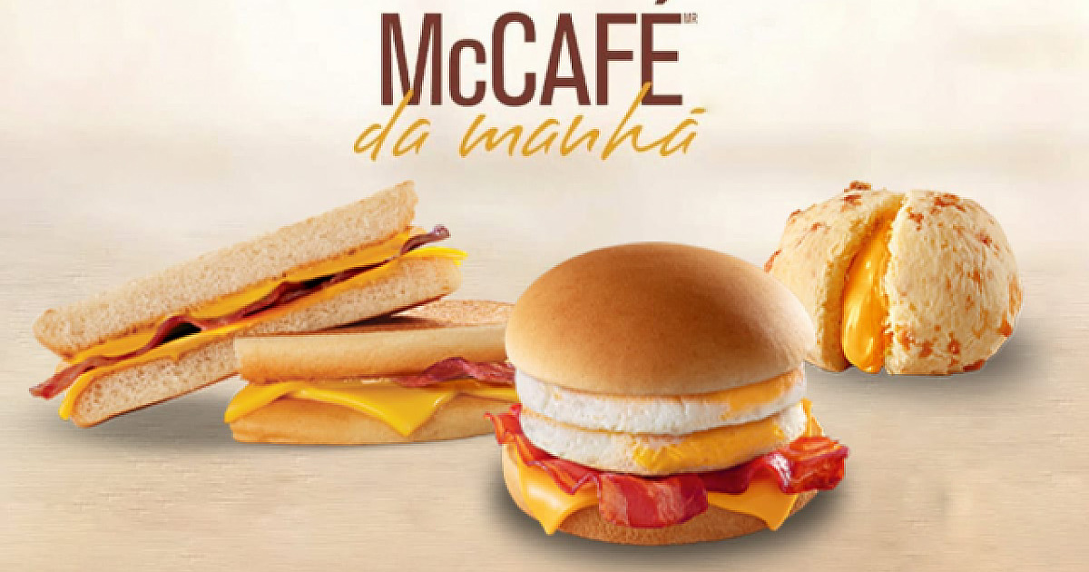 McDonald's traz novos produtos de café da manhã