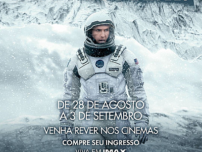 'Interstellar' de volta aos cinemas
