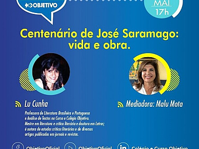 Objetivo homenageia José Saramago em live