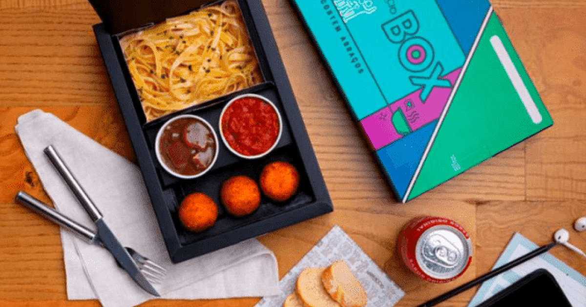 Com entrega em Alphaville, Abbraccio aposta em kit de almoço