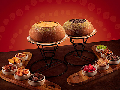 Outback lança fondues de cinco queijos e brigadeiro