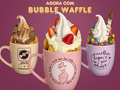 Com unidade em Alphaville, Chiquinho lança edição limitada de Bubble Waffle