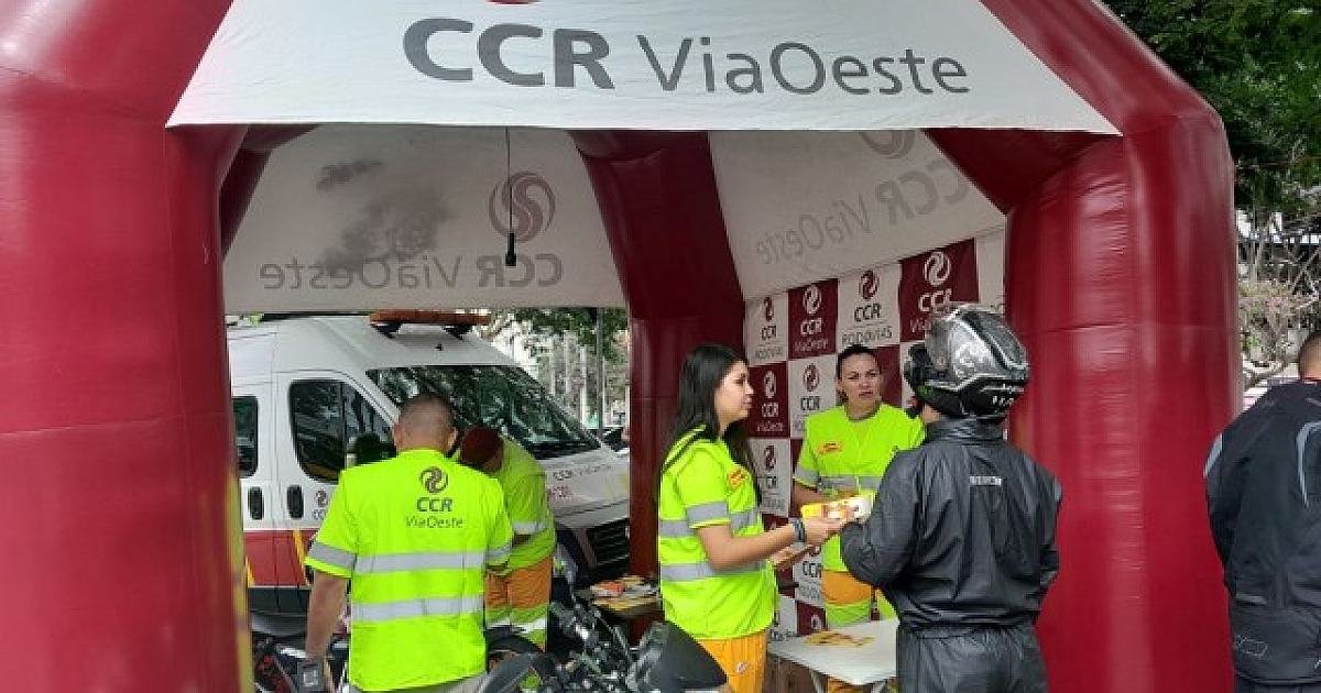 CCR ViaOeste realiza ação educativa para motociclistas em Alphaville neste sábado (24)