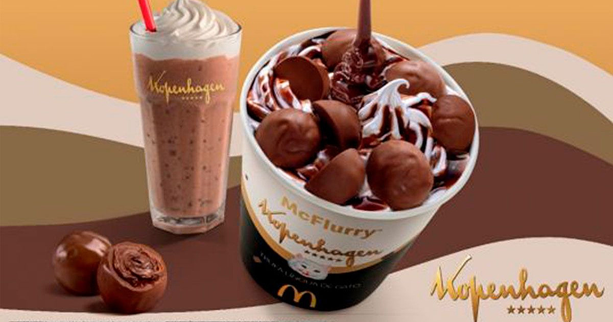 McDonald’s e Kopenhagen apostam em McFlurry Trufa Língua de Gato
