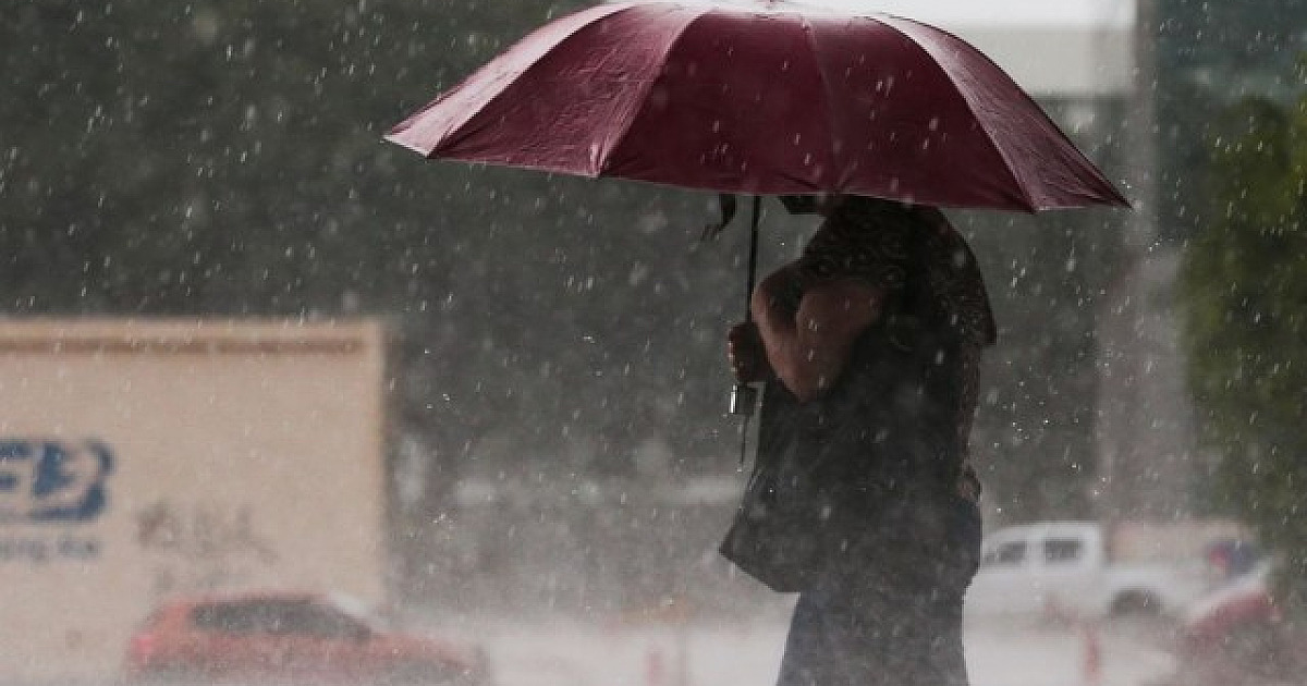 Defesa Civil emite alerta para chuvas fortes até sábado (14)