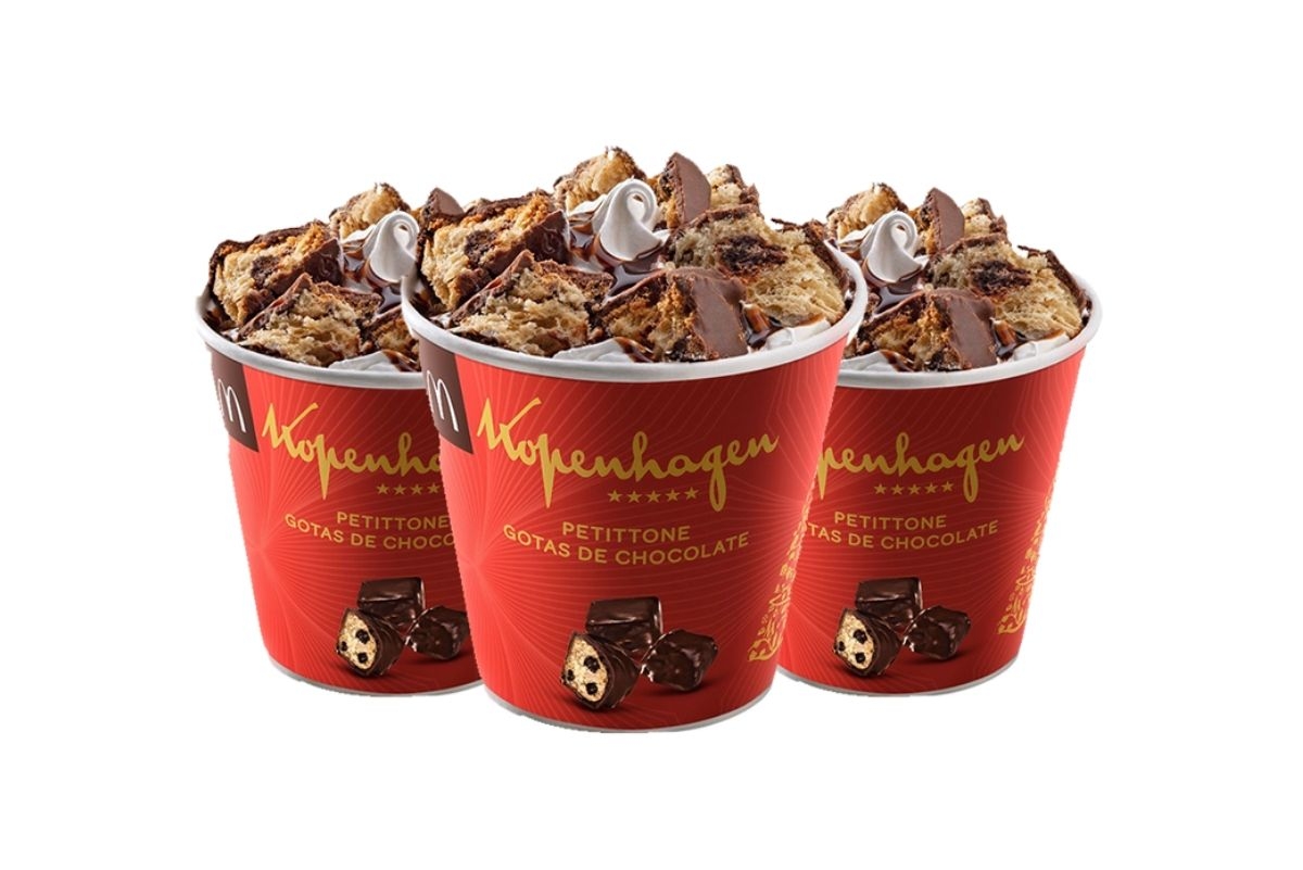 McFlurry de chocottone da Kopenhagen é novidade neste Natal