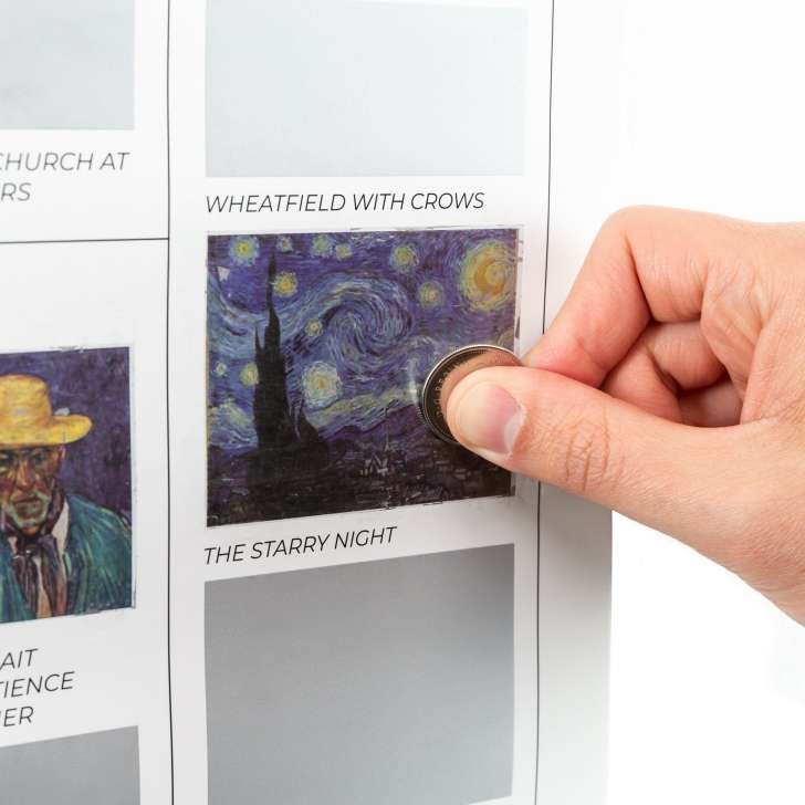 Pôster-raspadinha marca quadros de Van Gogh que você já viu ‘ao vivo’