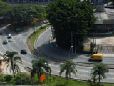 CCR ViaOeste interdita uma das três faixas da alça de acesso para o trevo de Alphaville