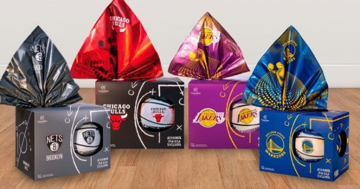Cacau Show aposta em Ovos de Páscoa da NBA